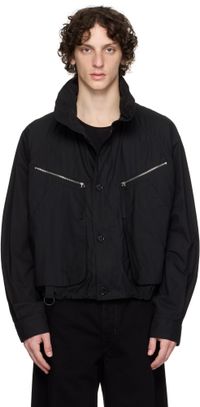 LEMAIRE Black Parachute Jacket