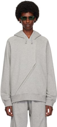Olly Shinder Gray Split Hoodie