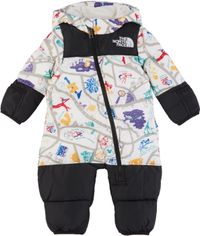 The North Face Kids Baby White 1996 Retro Nuptse Down Snowsuit