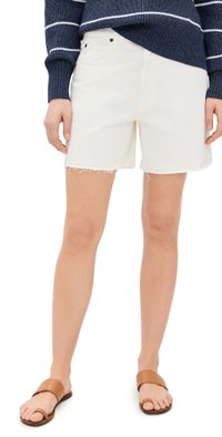 SLVRLAKE Sienna Cut Off Shorts White 24