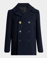 Men's Double-Face Wool Peacoat