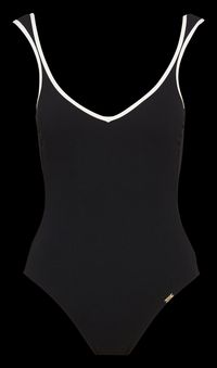 Livia - Maillot de bain une pièce - Taille 44 - Noir