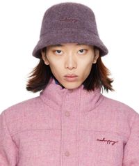 Madhappy Chapeau bob mauve en alpaga