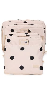CALPAK 5 Piece Packing Cubes Polka Dot Set Polka Dot One Size