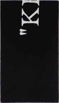 Off-White Black & White 'Keep Warm' Scarf