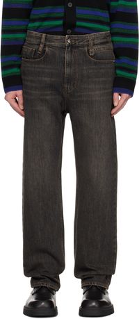 WOOYOUNGMI Gray New Straight Jeans