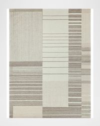 Castine Hand-Tufted Beige Rug, 6' x 9'