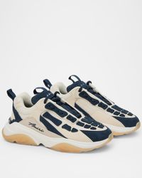 Boy's Bone Runner Leather Sneakers, Kid