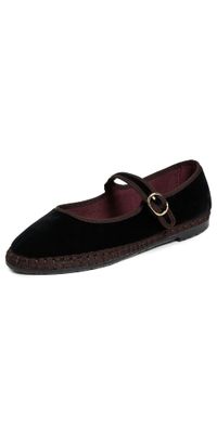 Flabelus Velvet Mary Jane Flats Sethe 36