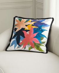 Iris Des Marais Craie Cushion