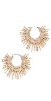 BaubleBar Jaskamal Earrings Clear/Gold One Size