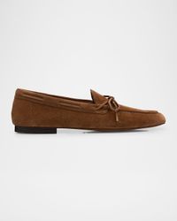 Men's Beekman Suede Moc-Toe Loafers