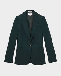 Jade Tailored Single-Button Jacket