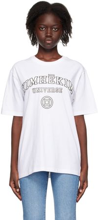 KIMHĒKIM White Universe T-Shirt