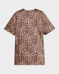 Leopard-Print T-Shirt Dress