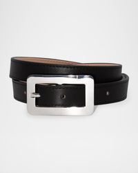 Quadro Calf Leather Belt