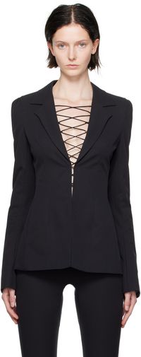 KNWLS Black DRD Blazer