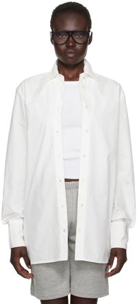 ÉTERNE White Button-Down Shirt