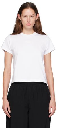 alexanderwang.t White Puff Logo Shrunken T-shirt