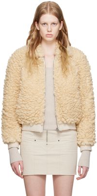 Isabel Marant Blouson aviateur Salvia jaune