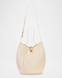 Giada Ring Leather Shoulder Bag