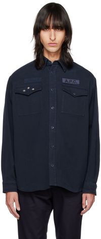A.P.C. Navy Mainline Shirt