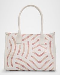Nastroloubi Toile Enduit Gaagal Small Tote Bag in Canvas