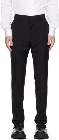 AMI Paris Pantalon-cigarette noir