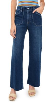 PAIGE Anessa 31 Utility Pockets + Raw Hem Live Forever Jeans Live Forever 25