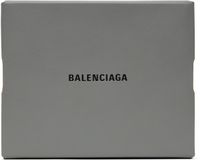 Balenciaga Gray Shopper Sneaker Box Clutch