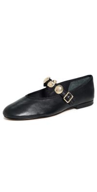 Dolce Vita Relan Flats Black Leather 7