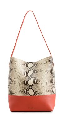 Mansur Gavriel Everyday Cabas Bag Roccia/Pomodoro One Size