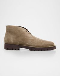 Men's Jerome Suede Lug-Sole Chukka Boots