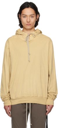 Rick Owens DRKSHDW Beige Hollywood Oversized Hoodie