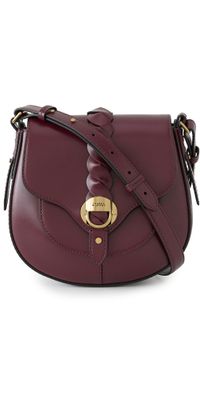 Isabel Marant Altay Small Crossbody Bag Burgundy One Size