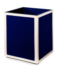 Ink Blue & Bone Wastbin