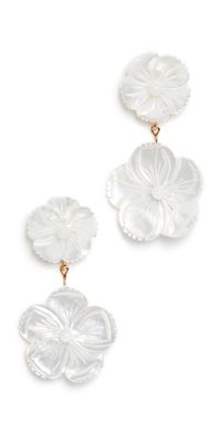 Jennifer Behr Tessa Earrings Mother of Pearl One Size