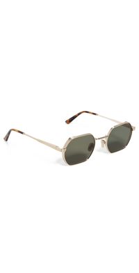 Jimmy Fairly Ben Sunglasses Gold One Size