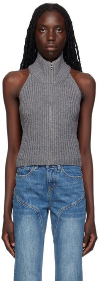 Fax Copy Express SSENSE Exclusive Gray Sweater