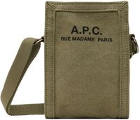 A.P.C. Khaki Recuperation Neck Pouch
