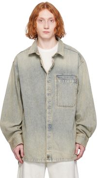Entire Studios Blue Herculean Denim Shirt