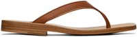 Rhude Tan Beach Sandals