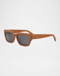 Men's Bold 3 Dots Rectangle Sunglasses