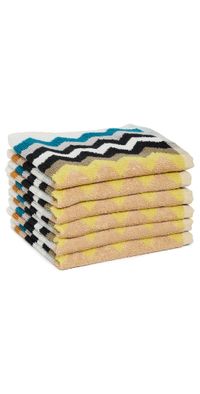 Missoni Best Face Towel 30x30 Black Multicolor One Size
