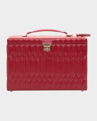 Caroline Red Extra Large Jewelry Case