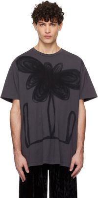 Collina Strada Gray Painted T-shirt