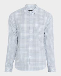 Men's Wyatt Cotton Plaid Button-Down Shirt