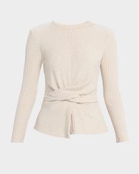 Kelsey Long-Sleeve Twist Top