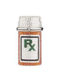 Prescription Bottle RX Crystal Pillbox