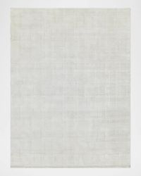 Camora Hand-Loomed White Rug, 8' x 10'